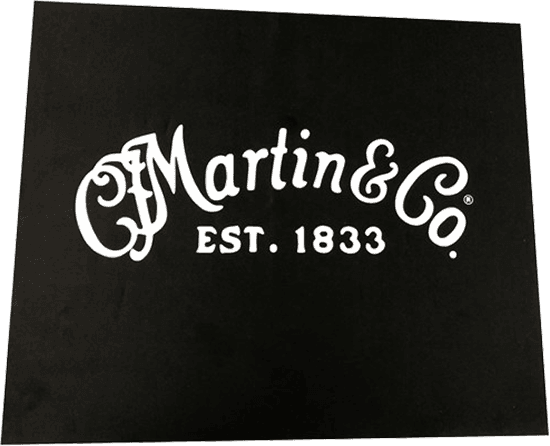 C.F. Martin & Co PROTECTION MAT 43 X 61 CM WHITE LOGO