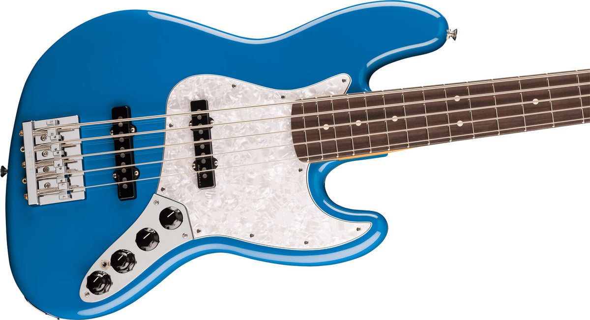 Jazz Bass V Active Player II Modified RW Blu Elettrico