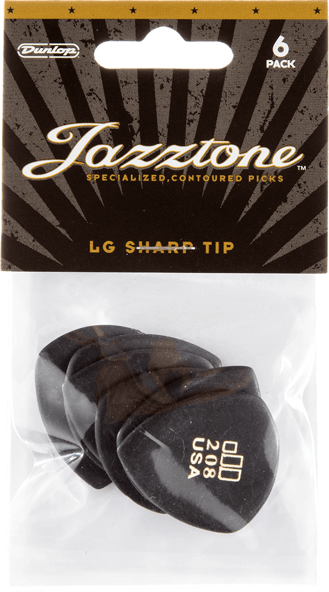 Dunlop 6 x Jazztone 208 Large Pointu