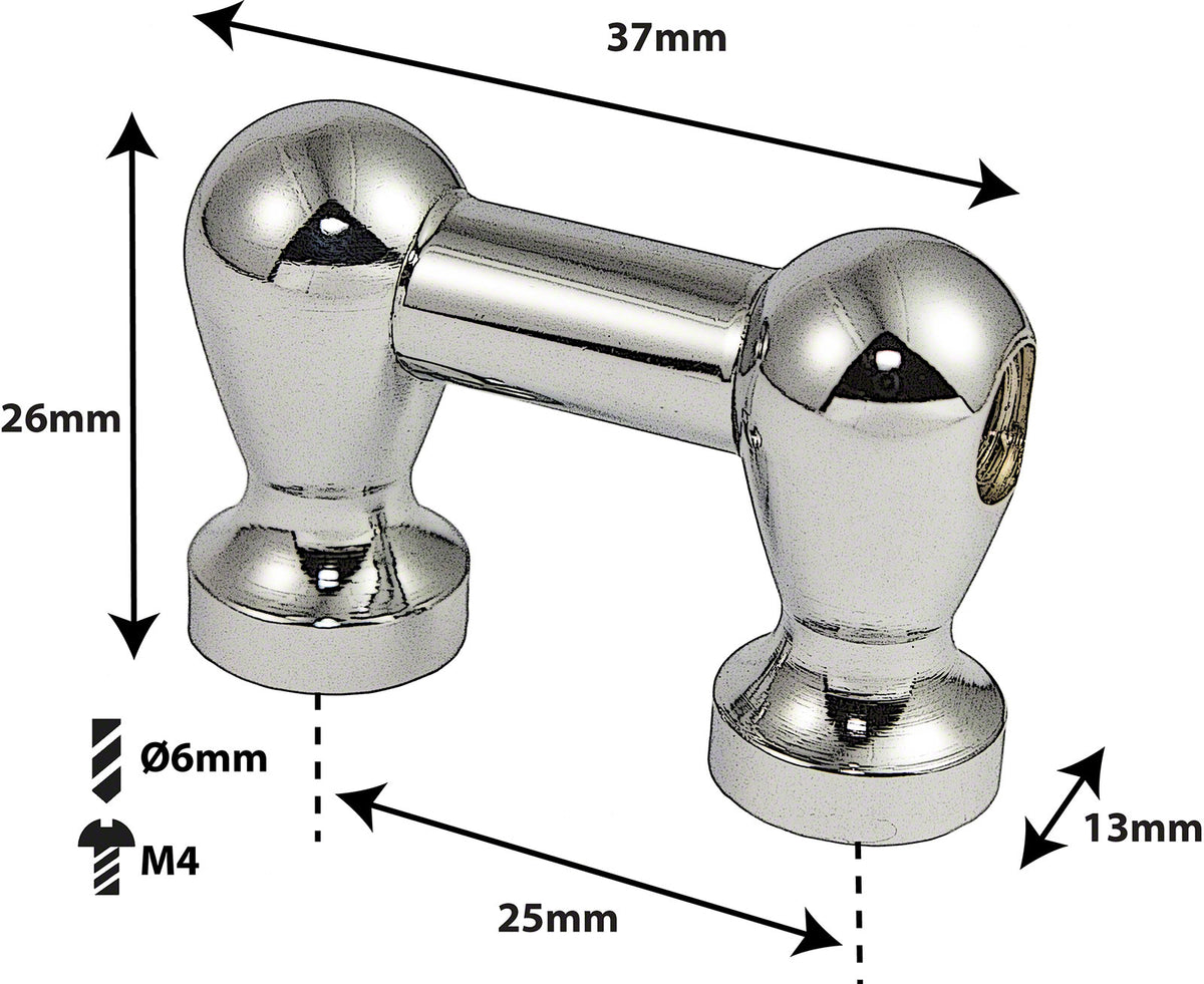 Coquille Tube Grosse Caisse - 25mm - Mono Tirant (X1)