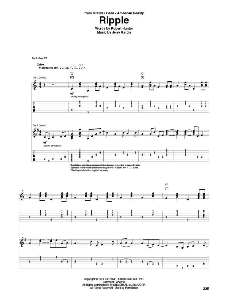 Grateful Dead Guitar Anthology