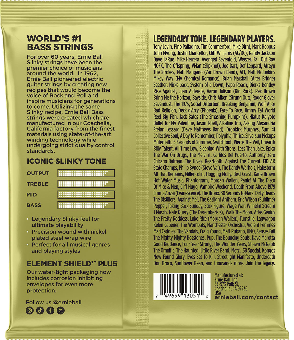 2823 Mammoth Slinky Bass 55-145
