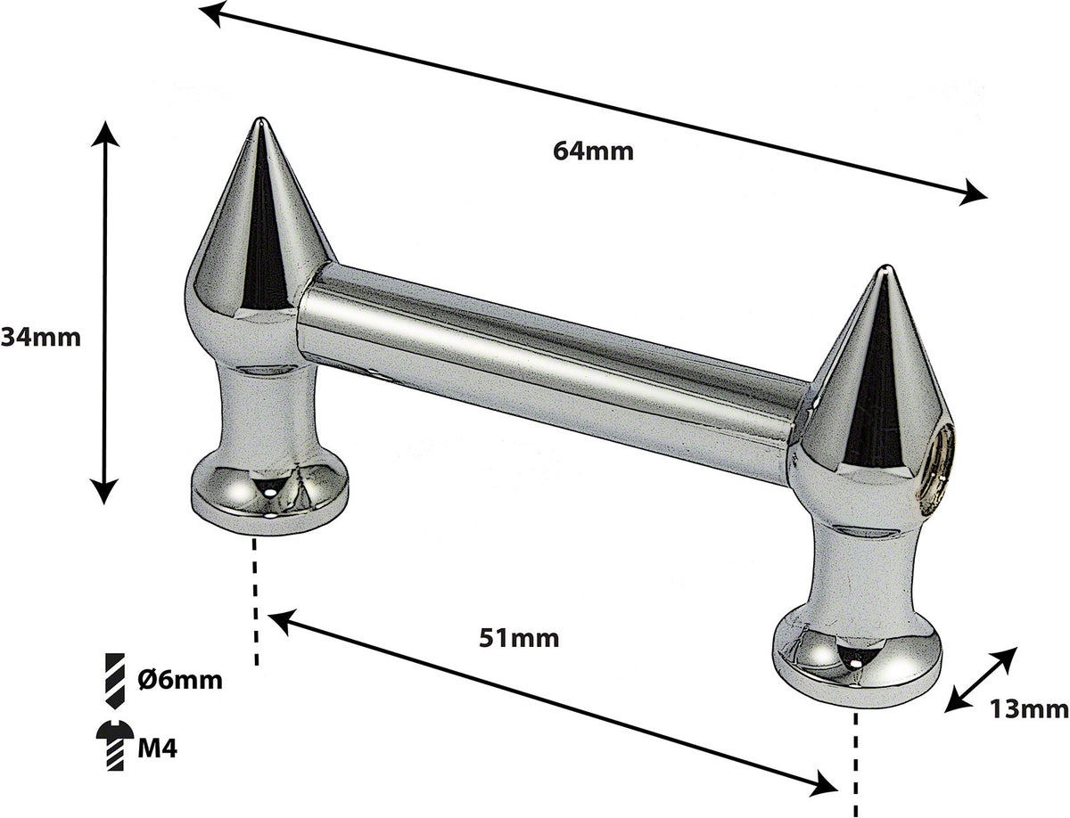 Coquille Tube Grosse Caisse - 51mm - Mono Tirant (X1)