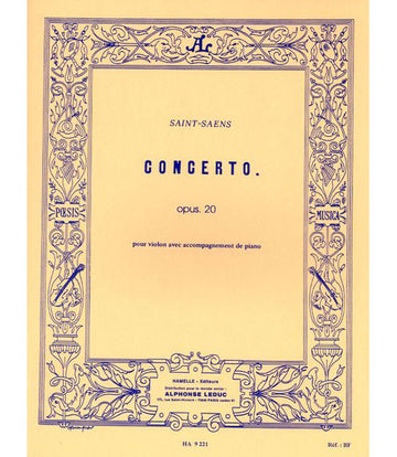 SAINT-SAENS CAMILLE - KONZERT OP.20