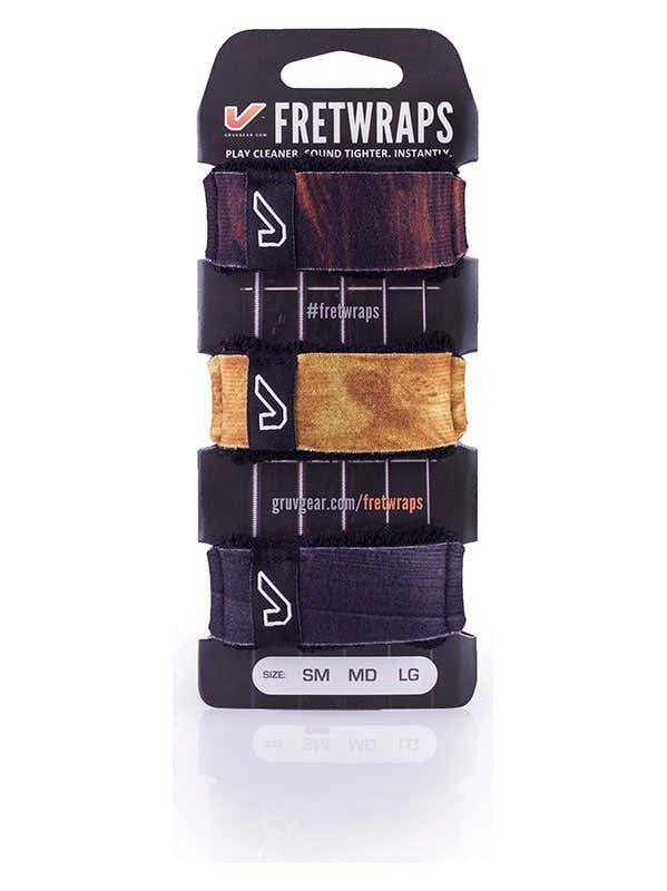 FretWraps 3er-Pack Holz - Mittel