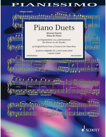 PIANO DUETS - 50 ORIGINAL PIECES FROM 3 CENTURIES
