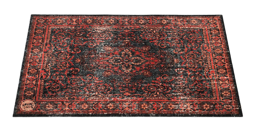 Drum N Base Tapis Vintage Persian 1.30 X 0.90M Antidérapant - Black Red