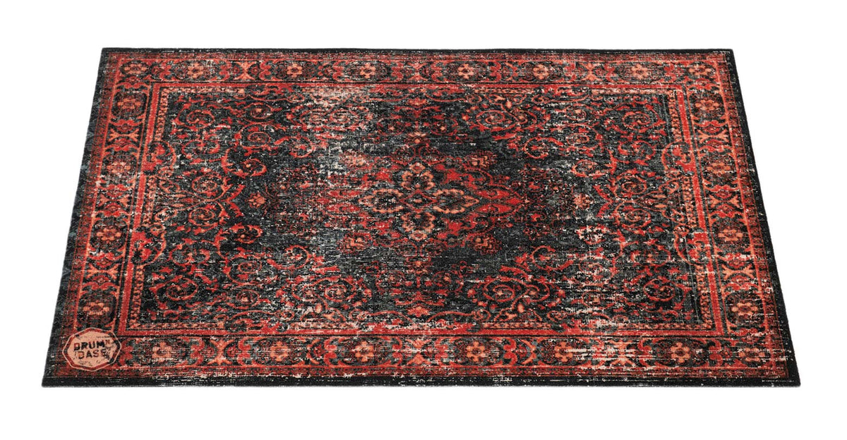 Drum N Base Tapis Vintage Persian 1.30 X 0.90M Antidérapant - Black Red