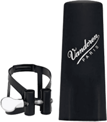 LIGATURE M/O Bb BLACK UND KAPSEL PLASTIK - LC51BP