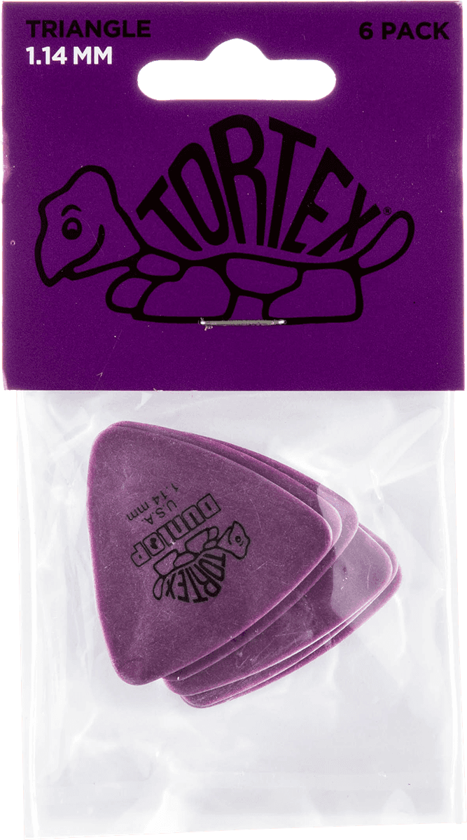 6 x 1,14mm Tortex Triangle