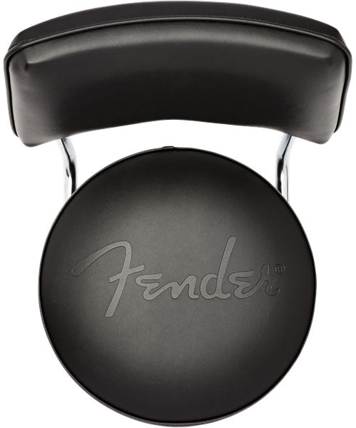 30" Blackout Backrest Barstool With Embossed Logo