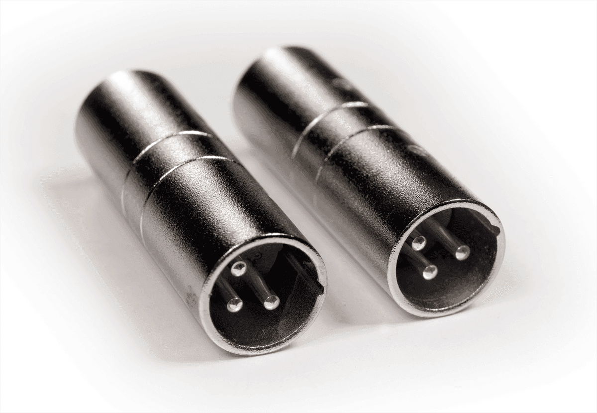 Adaptateur XLR Male XLR Male - Lot de 2
