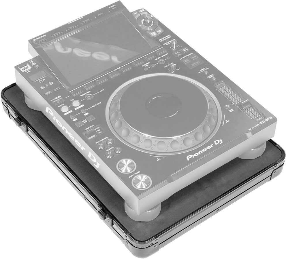 Case 12'' CDJ / DJM Trolley W Black