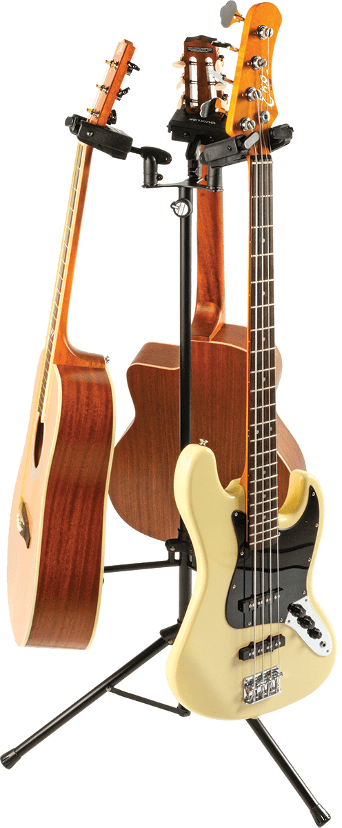 GS538 Stand Guitare Universel Triple