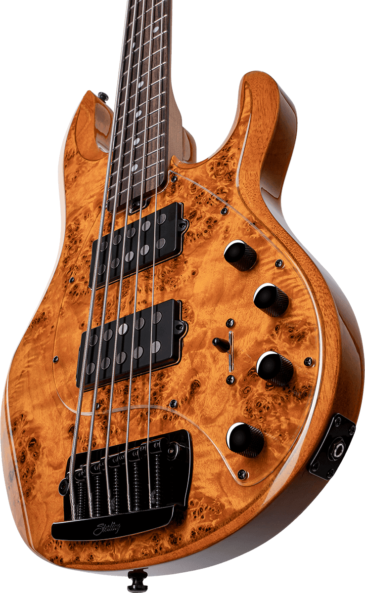 StingRay 5 RAY35 HH Amber, 5 String