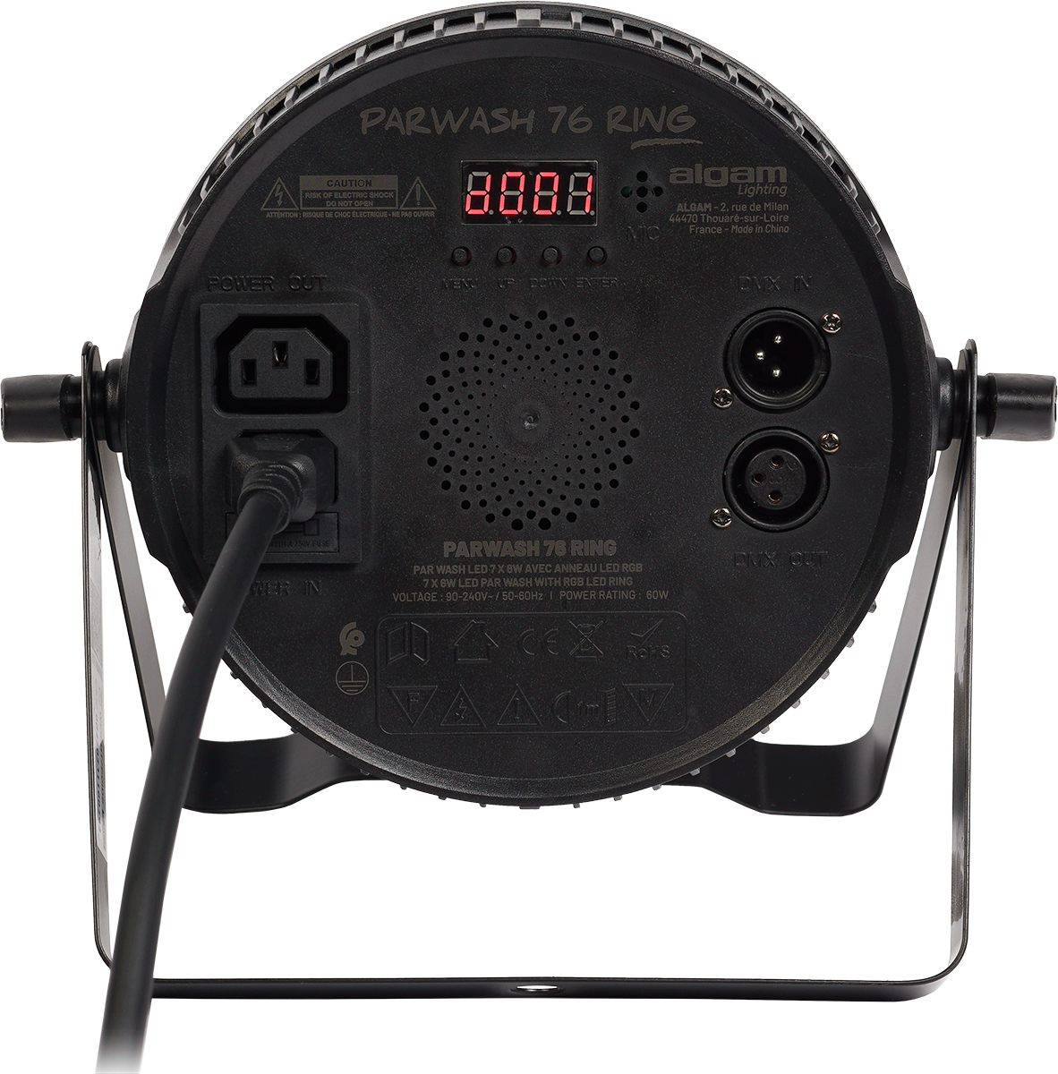 PAR WASH 7X6W + LED RING