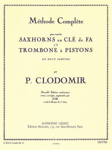 Méthode Complète pour tous les Saxhorns en Clé de