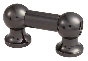 TL12S25-BK - TUBE LUG BLACK - 25MM - SINGLE ENDED (X1)