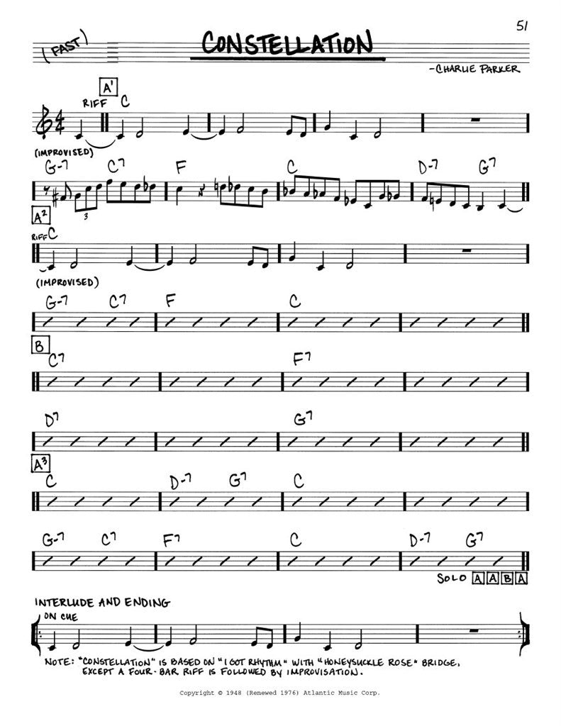 The Real Bebop Book - C Instruments