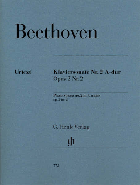 Beethoven L.V. - Piano Sonata N°2 In A Major Op.2 N°2