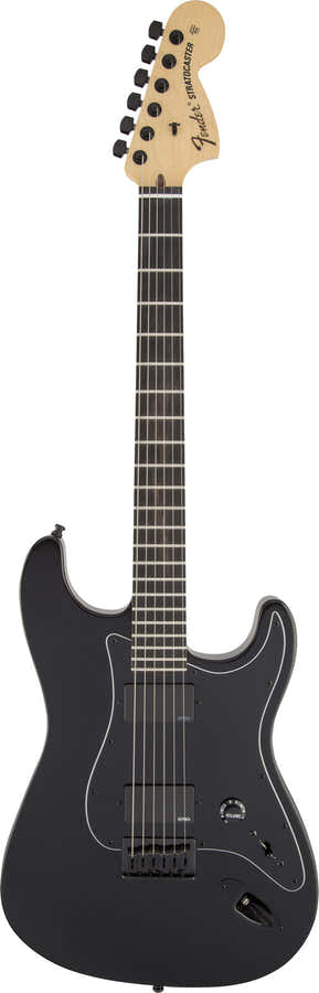 Stratocaster Signatur Jim Root Ebo Mattschwarz
