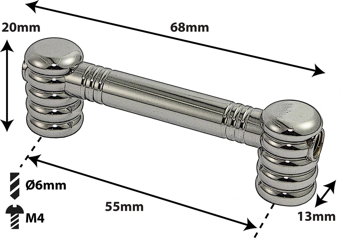 TL5D55 - Coquille Tube - 55mm - Double Tirant (X1)