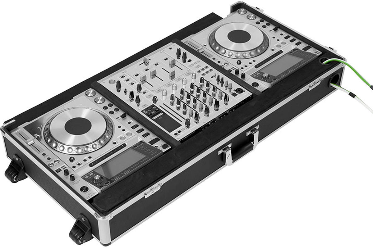 Custodia per regia 12'' XDJ1000 MKII e DJM750 W Argento