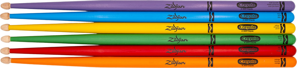 ZKIDS Pack Crayola 6 Bacchette + pad