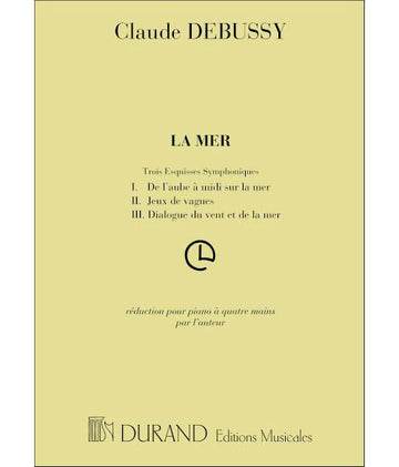 DEBUSSY CLAUDE - LA MER - PIANO 4 MAINS