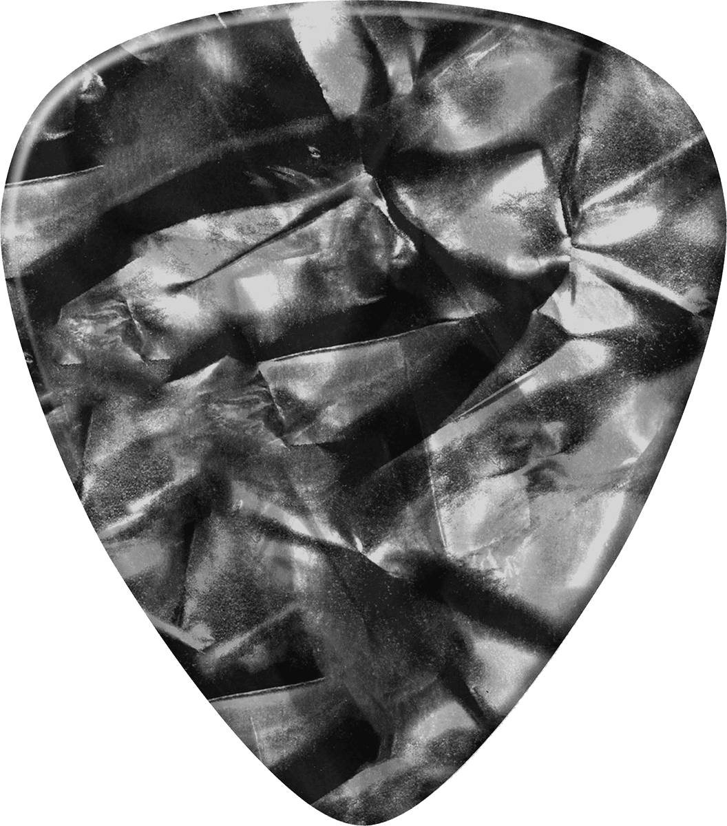12 x Schweres echtes Zelluloid Schwarzes Perloid