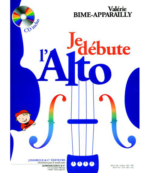 Hamelle Editeurs Je Débute L'Alto Vol.1 - Bime-Apparailly