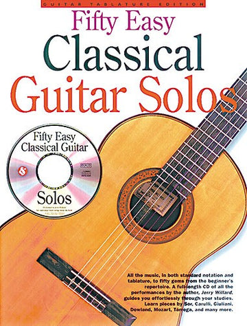 WILLARD JERRY - 50 EASY CLASSICAL GUITAR SOLOS + CD