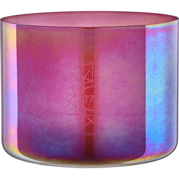 ESOLCSB174 - Bol chantant en cristal Essence Solfeggio de 8" 174 Hz Brandy Rose