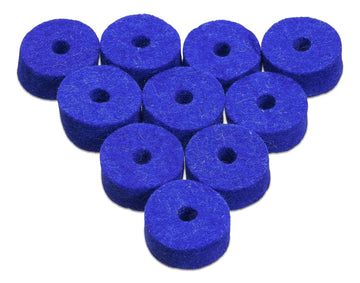 AWFBLU Pack Feutres Cymbales Bleu X10