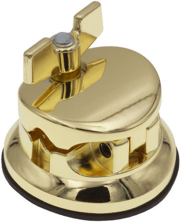 TB10BR - Coquille Ronde Deluxe Support Tom / Tom Basse Doré 50mm (x1)