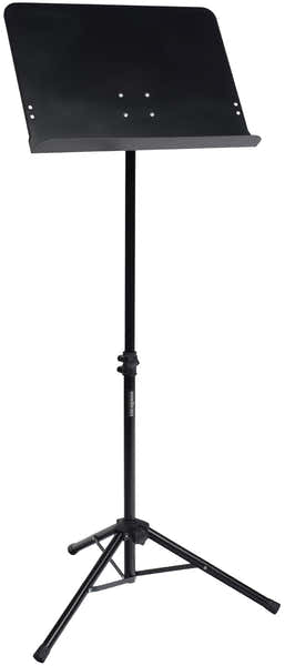 Woodbrass MU35 Pupitre Noir Orchestre Plateau Plein