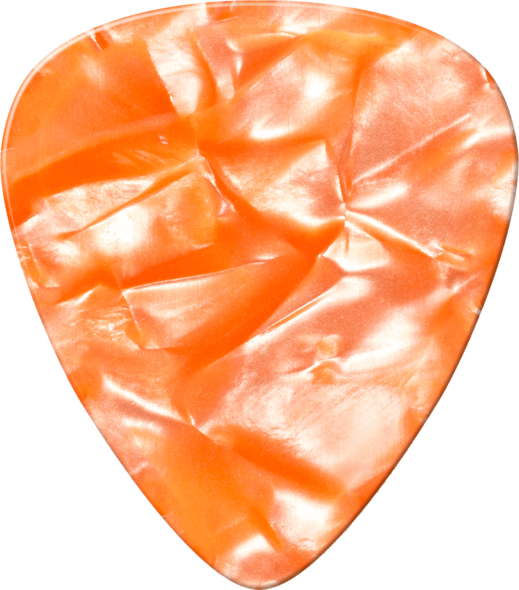 12 x Celluloid Perloid Orange Thin
