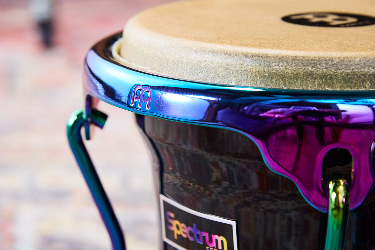 S400PBK - Marathon Série Spectrum Bongo 7" Macho & 8 1/2" Hembra - Phantom Black