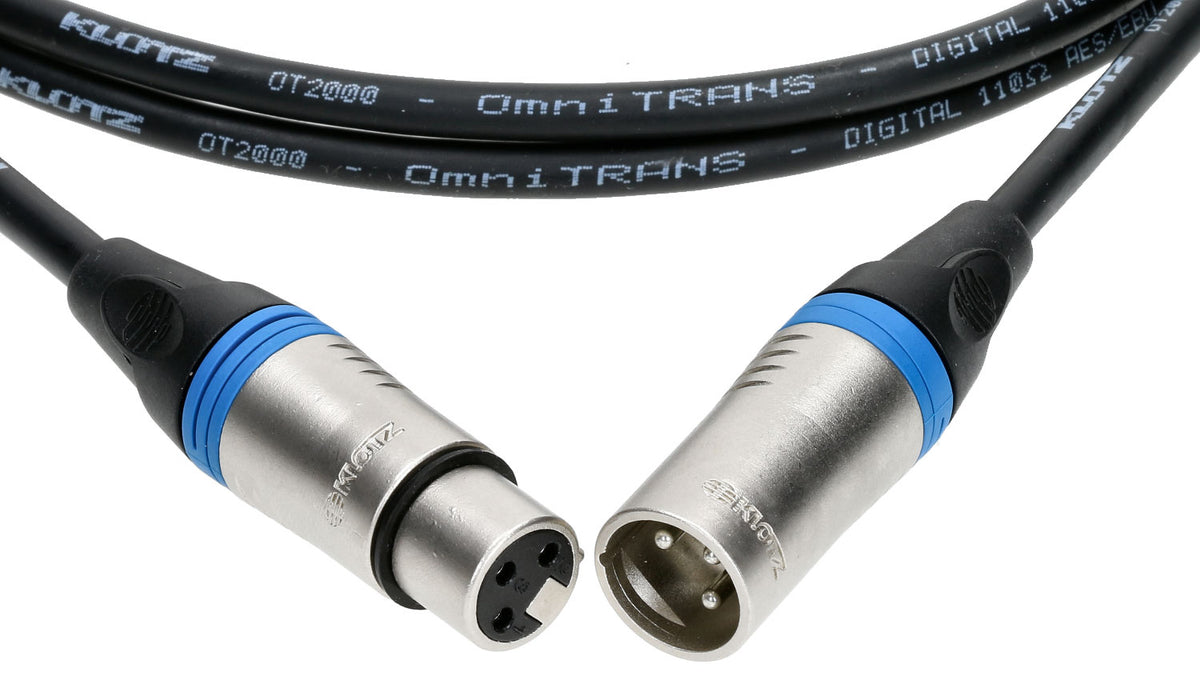 KABEL DMX XLR 3 - 2 M