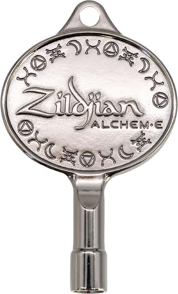 Zildjian ZXDK0011 Schwarzchrom Schlagzeug-Stimmschlüssel Mit Logo Alchem-E