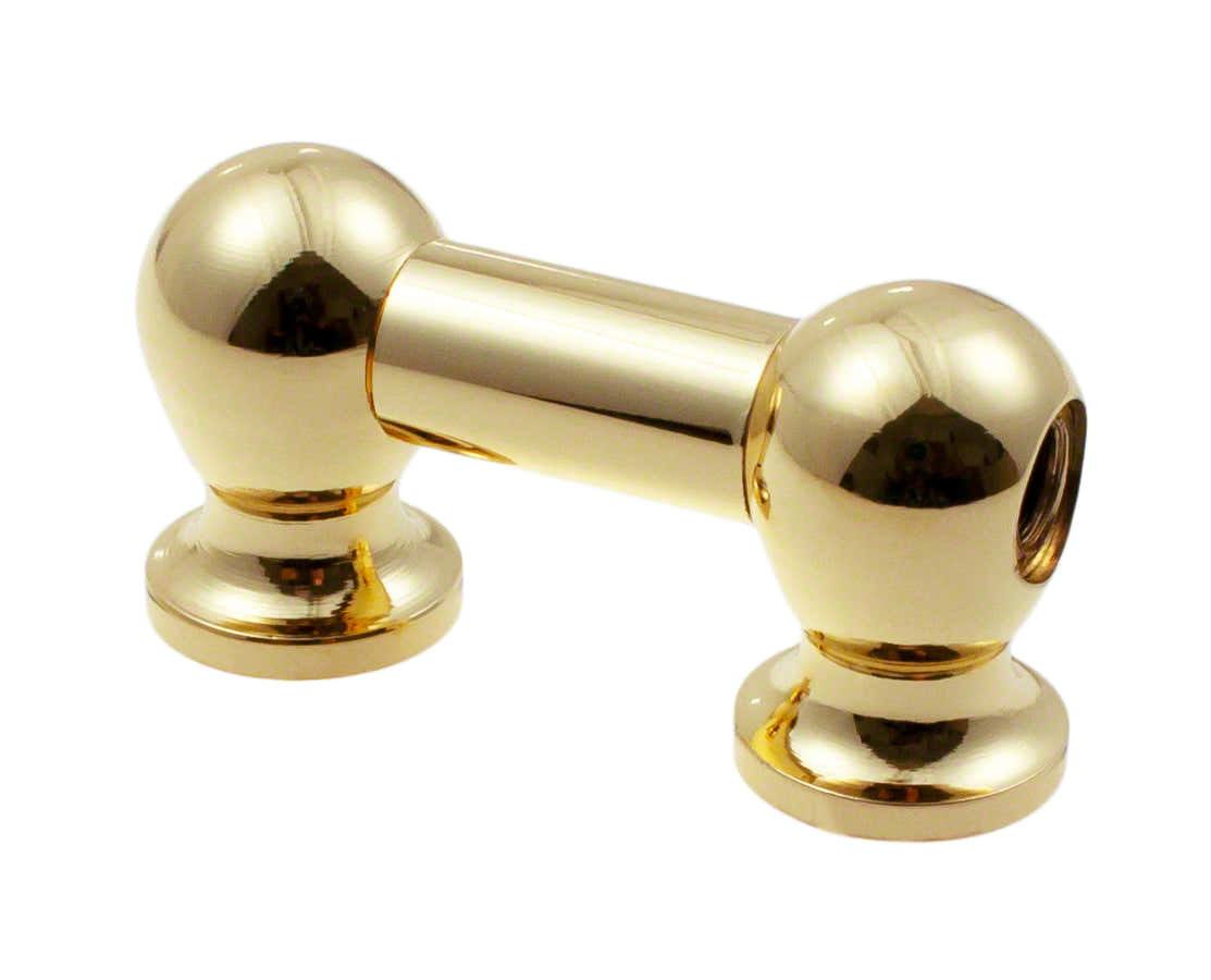 TL1S25-BR Coquille Tube 25mm Dorée Mono Tirant (X1)