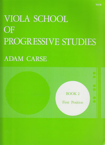 Carse Adam - Viola School Of Progressive Studies Vol.2