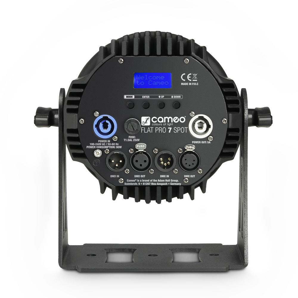 Flat Pro 7 Spot - Projecteur Spot Compact Plat 7 LEDs Quad 15 W