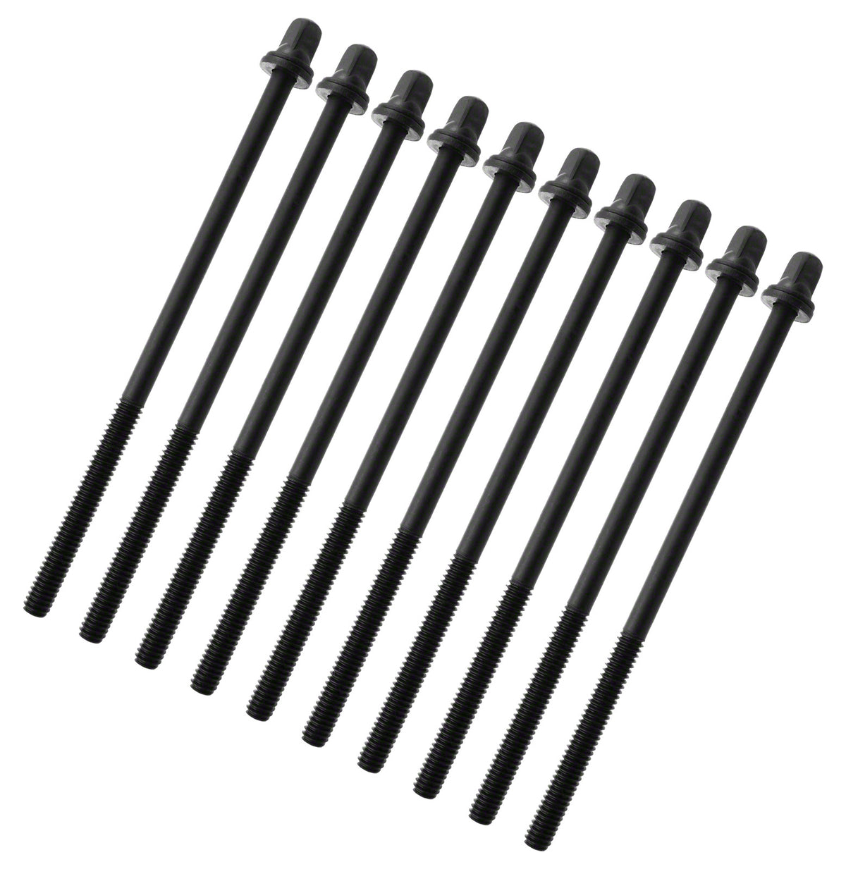 TRC-110W-BK - 110MM SCHWARZE SPANNSCHRAUBEN MIT WASHER - GEWINDE 7/32" (X10)