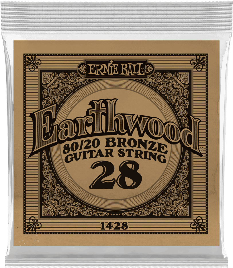 .028 EARTHWOOD 80/20 BRONZE ACOUSTIC GUITAR STRINGS