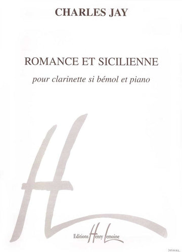 Jay Charles - Romance Et Sicilienne - Klarinette Klavier