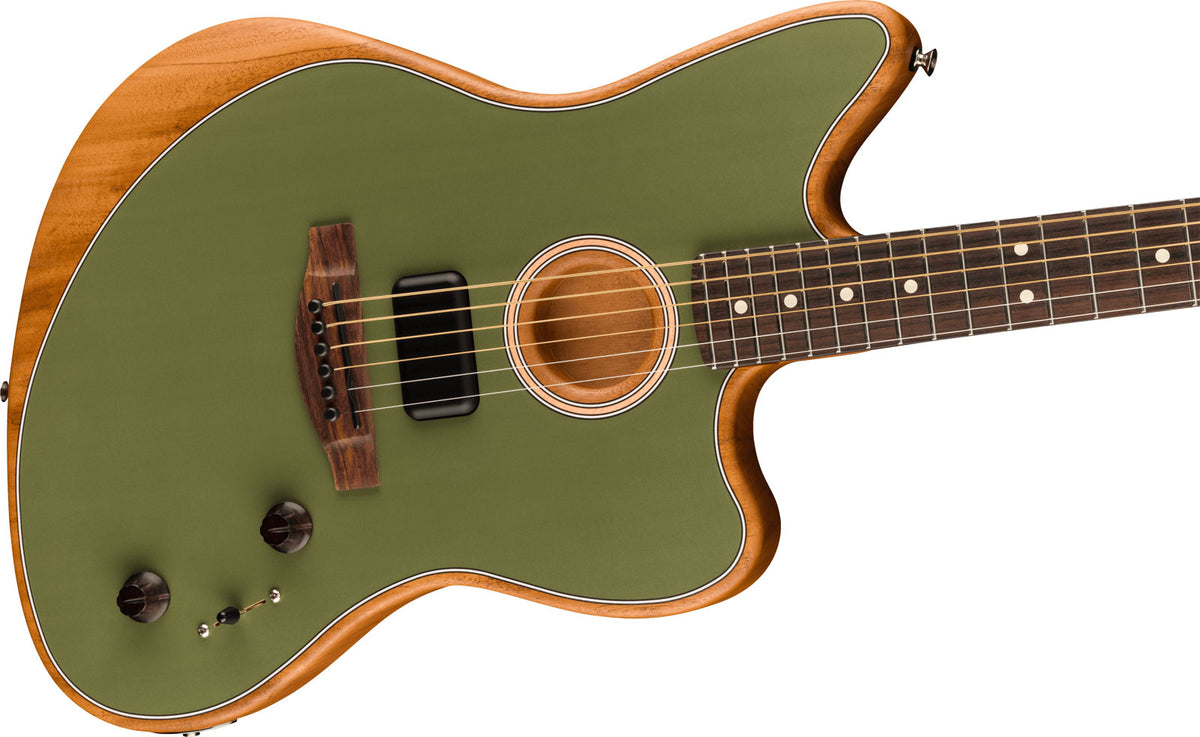 Jazzmaster Player Acoustasonic RW Antique Olive