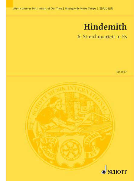 Hindemith - 6TH String Quartet In E Flat - String Quartet