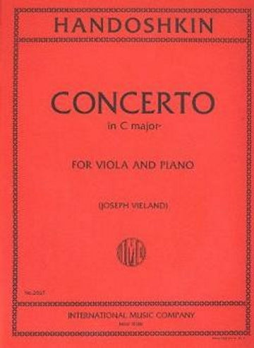 Handoshkin I. - Concerto - Alto & Piano