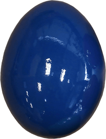 BLUE WOODEN EGG SHAKERS